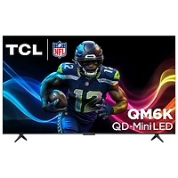 TCL 85" QM6K Series 4K UHD HDR QD-Mini LED Smart Google TV (85QM6K) - 2025