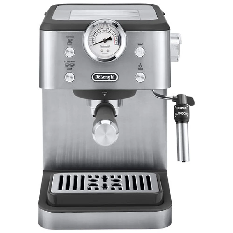 De’Longhi Linea Classic Espresso Machine - Stainless & Grey