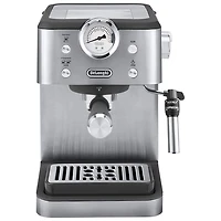 De’Longhi Linea Classic Espresso Machine - Stainless & Grey