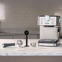 De’Longhi Linea Classic Espresso Machine - Stainless & Grey