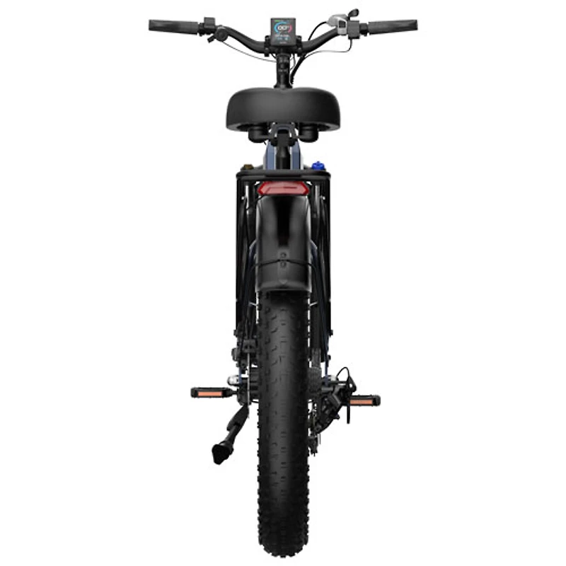 Blutron EB750S Electric Utility Bike (500W Motor / Up to 70km Battery Range / 32km/h Top Speed) - Future Grey - Only at Best Buy