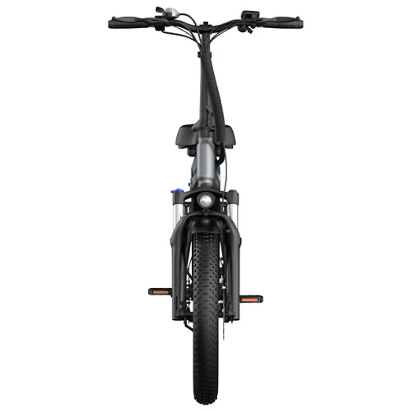 Blutron EB750S Electric Utility Bike (500W Motor / Up to 70km Battery Range / 32km/h Top Speed) - Future Grey - Only at Best Buy
