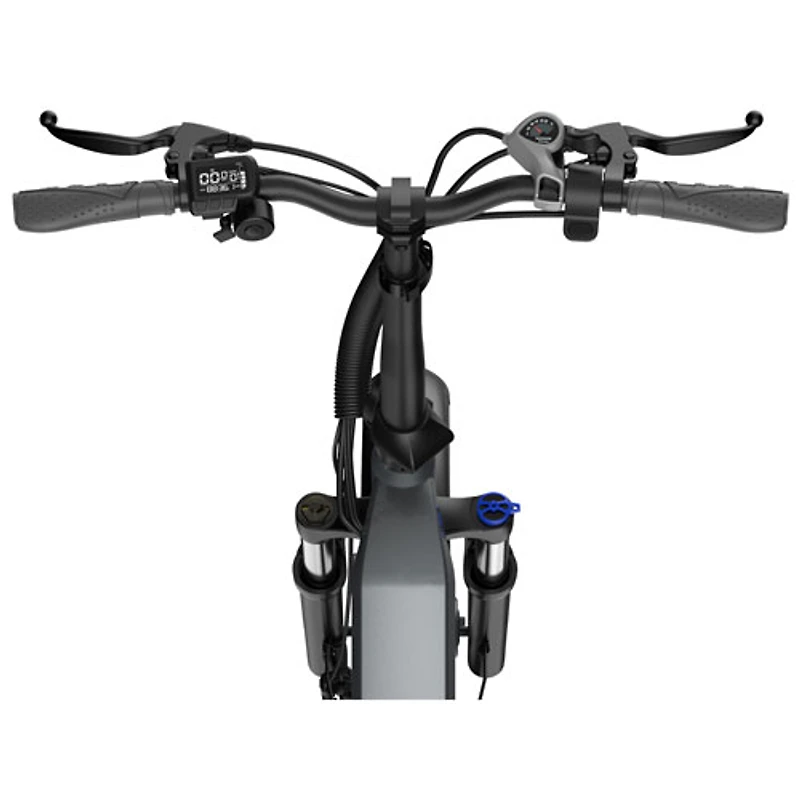 Blutron EB750S Electric Utility Bike (500W Motor / Up to 70km Battery Range / 32km/h Top Speed) - Future Grey - Only at Best Buy