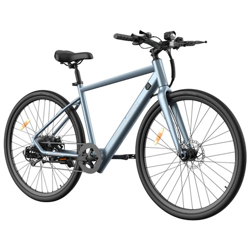 Blutron EB570 Electric Commuter Bike (350W Motor / Up to 50km Battery Range / 32km/h Top Speed) - Azure Blue - Only at Best Buy