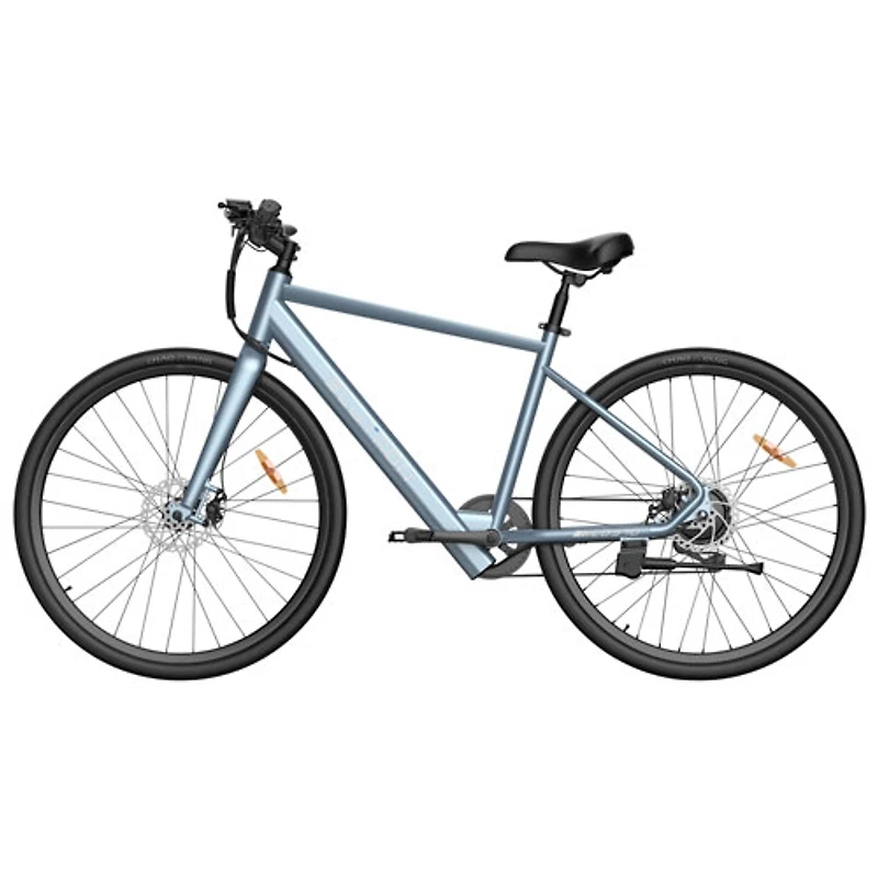 Blutron EB570 Electric Commuter Bike (350W Motor / Up to 50km Battery Range / 32km/h Top Speed) - Azure Blue - Only at Best Buy