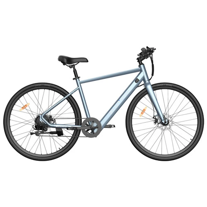 Blutron EB570 Electric Commuter Bike (350W Motor / Up to 50km Battery Range / 32km/h Top Speed) - Azure Blue - Only at Best Buy