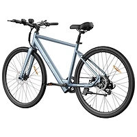 Blutron EB570 Electric Commuter Bike (350W Motor / Up to 50km Battery Range / 32km/h Top Speed) - Azure Blue - Only at Best Buy