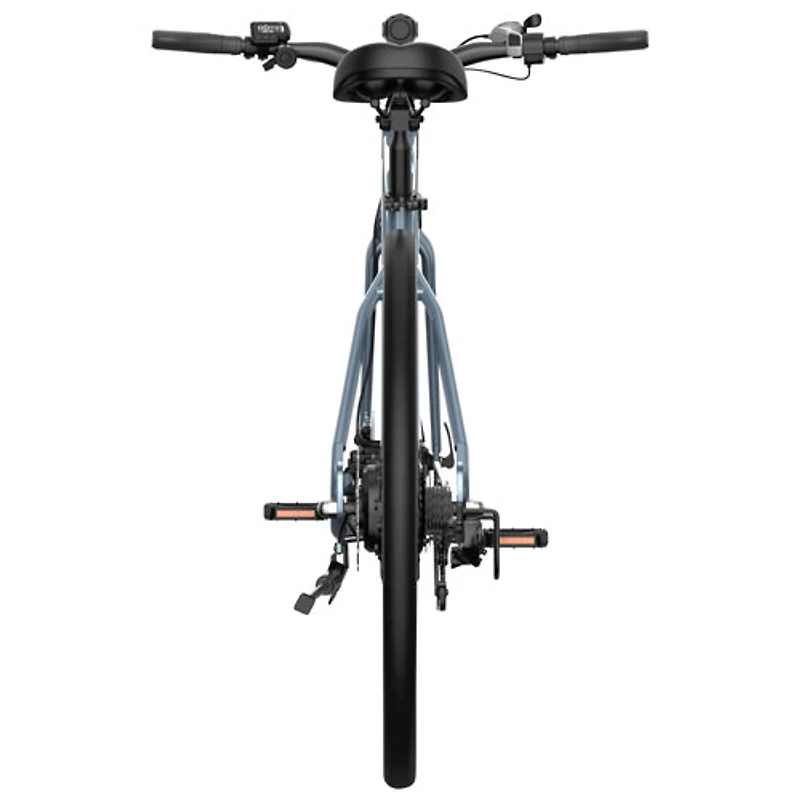 Blutron EB570 Electric Commuter Bike (350W Motor / Up to 50km Battery Range / 32km/h Top Speed) - Azure Blue - Only at Best Buy