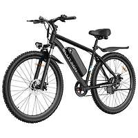 Blutron EB550 Electric Mountain Bike (500W Motor / Up to 60km Battery Range / 32km/h Top Speed) - Gilt Black - Only at Best Buy