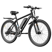 Blutron EB550 Electric Mountain Bike (500W Motor / Up to 60km Battery Range / 32km/h Top Speed) - Gilt Black - Only at Best Buy