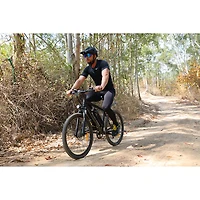Blutron EB550 Electric Mountain Bike (500W Motor / Up to 60km Battery Range / 32km/h Top Speed) - Gilt Black - Only at Best Buy