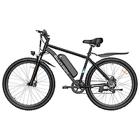 Blutron EB550 Electric Mountain Bike (500W Motor / Up to 60km Battery Range / 32km/h Top Speed) - Gilt Black - Only at Best Buy