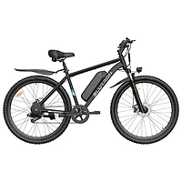 Blutron EB550 Electric Mountain Bike (500W Motor / Up to 60km Battery Range / 32km/h Top Speed) - Gilt Black - Only at Best Buy