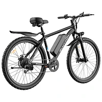 Blutron EB550 Electric Mountain Bike (500W Motor / Up to 60km Battery Range / 32km/h Top Speed) - Gilt Black - Only at Best Buy