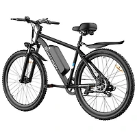 Blutron EB550 Electric Mountain Bike (500W Motor / Up to 60km Battery Range / 32km/h Top Speed) - Gilt Black - Only at Best Buy