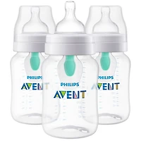 Philips Avent Anti-Colic 9 oz. Baby Bottle Set with AirFree Vent - 3 Pack