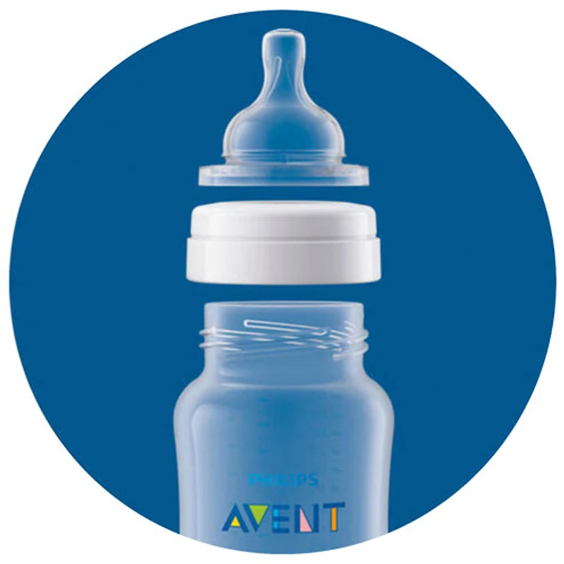 Philips Avent Anti-Colic 4 oz. Baby Bottle Set - 3 Pack