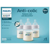 Philips Avent Anti-Colic 4 oz. Baby Bottle Set - 3 Pack
