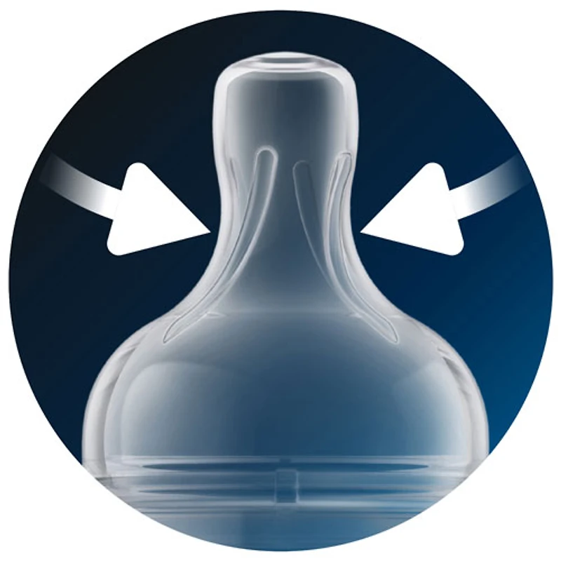 Ensemble avec biberons anticoliques 4 oz avec ventilation AirFree de Philips - Paquet de 3