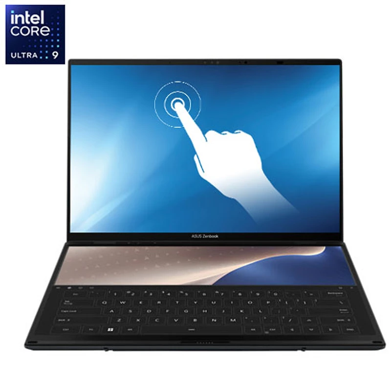 ASUS Zenbook DUO 14" Touchscreen 2-in-1 Laptop - Inkwell Grey (Intel Core Ultra 9/32GB RAM/1TB SSD/Win 11)