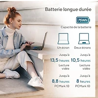 ASUS Zenbook DUO 14" Touchscreen 2-in-1 Laptop - Inkwell Grey (Intel Core Ultra 9/32GB RAM/1TB SSD/Win 11)