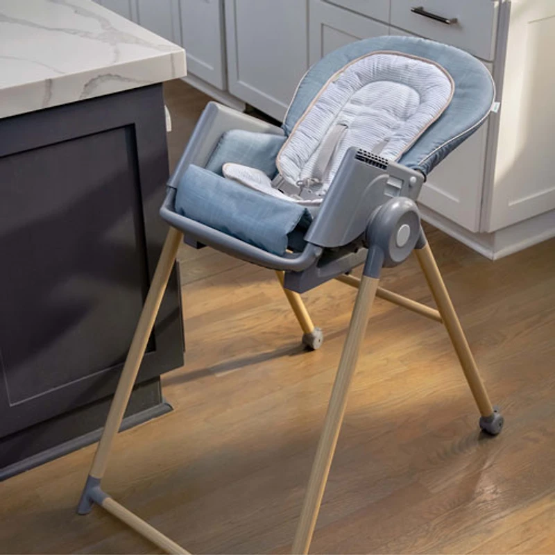 Chaise haute avec plateau 7-en-1 Proper Positioner Deluxe d'Ingenuity - Chambray