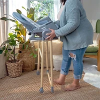Chaise haute avec plateau 7-en-1 Proper Positioner Deluxe d'Ingenuity - Chambray