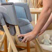 Chaise haute avec plateau 7-en-1 Proper Positioner Deluxe d'Ingenuity - Chambray