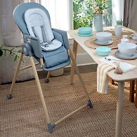 Chaise haute avec plateau 7-en-1 Proper Positioner Deluxe d'Ingenuity - Chambray