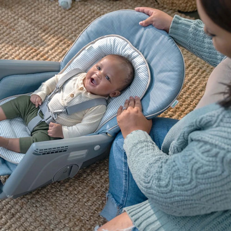 Ingenuity Proper Positioner Deluxe 7-in-1 High Chair with Tray - Chambray