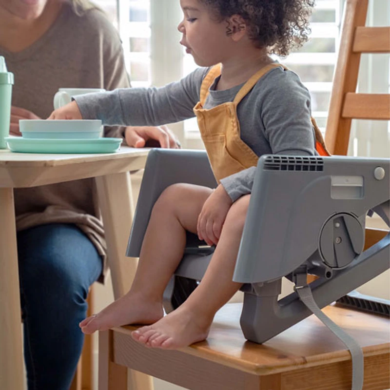 Chaise haute avec plateau 7-en-1 Proper Positioner Deluxe d'Ingenuity - Chambray