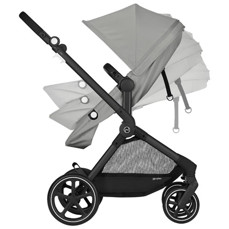Poussette convertible 2-en-1 EOS de Cybex - Gris lave