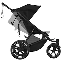 Poussette de jogging AVI Spin de Cybex - Noir lunaire