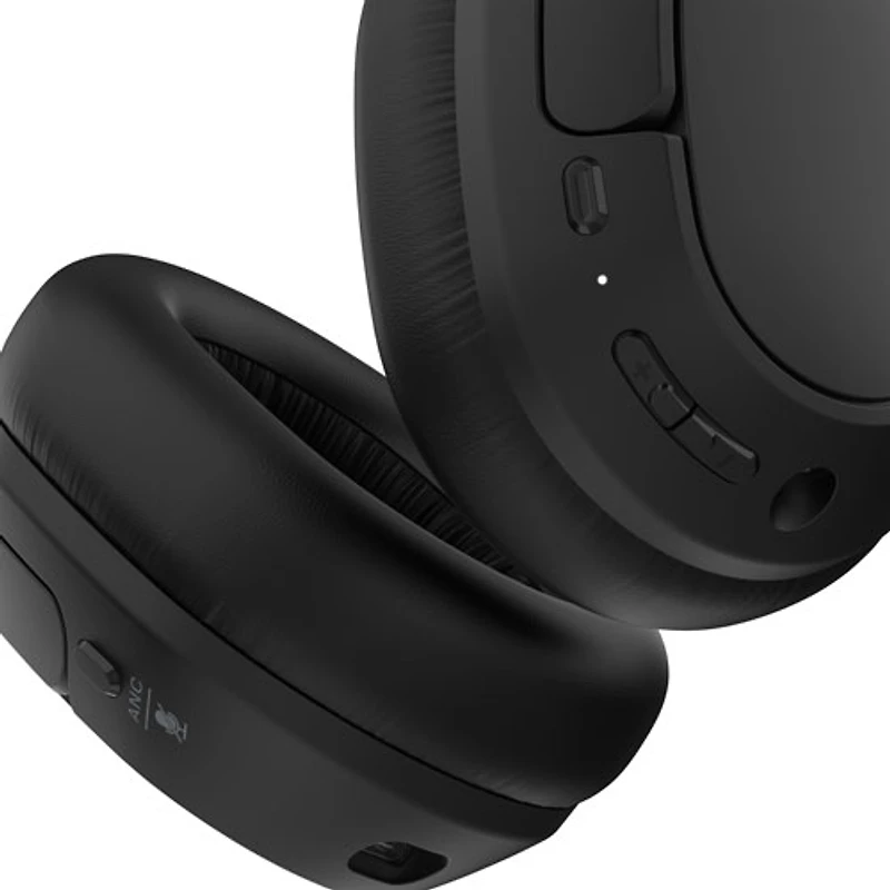 Belkin SoundForm Isolate Over-Ear Noise Cancelling True Wireless Headphones - Black