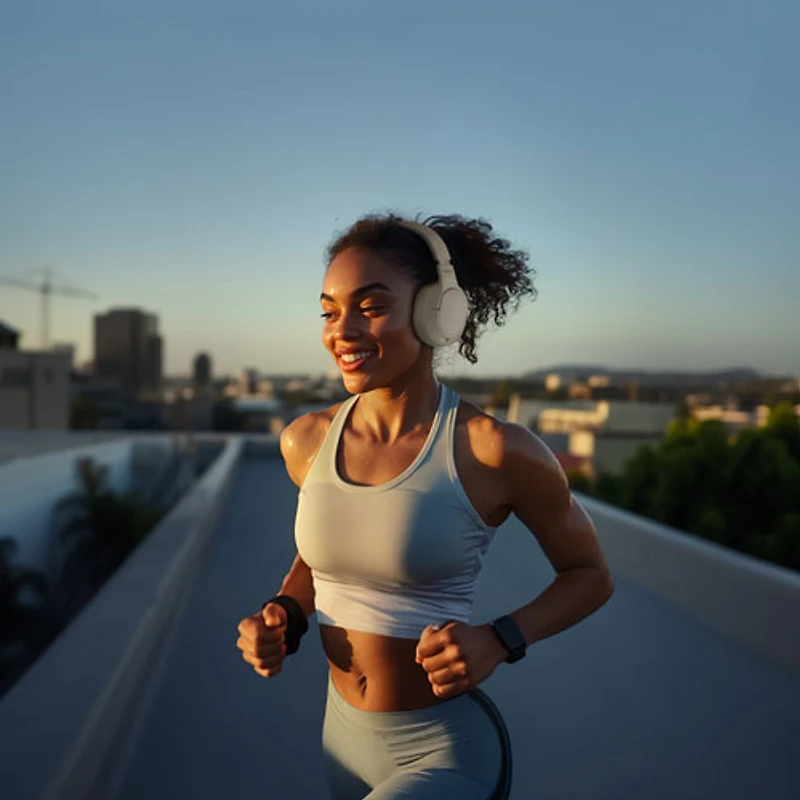 Casque d'écoute 100 % sans fil à isolation sonore SoundForm Surround de Belkin - Sable