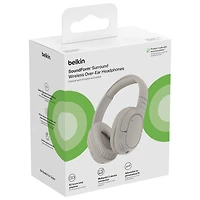 Casque d'écoute 100 % sans fil à isolation sonore SoundForm Surround de Belkin