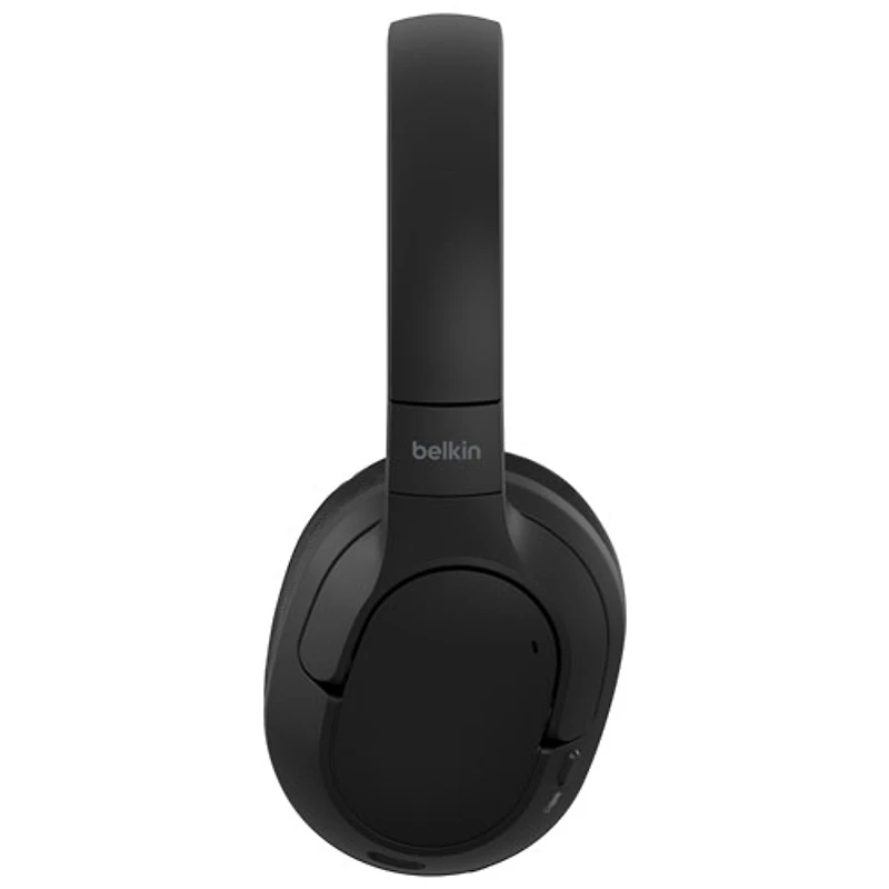 Casque d'écoute 100 % sans fil à isolation sonore SoundForm Surround de Belkin - Noir
