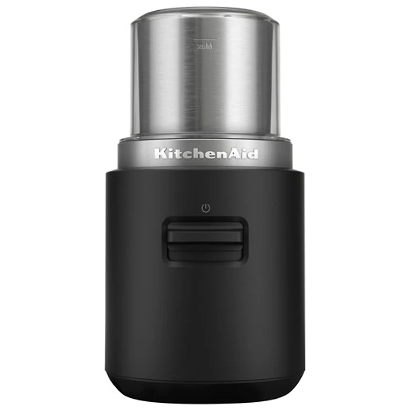 KitchenAid Go Cordless Blade Coffee Grinder with Battery - Black Matte