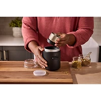 Moulin à café à lame sans fil avec batterie Go de KitchenAid - Noir mat