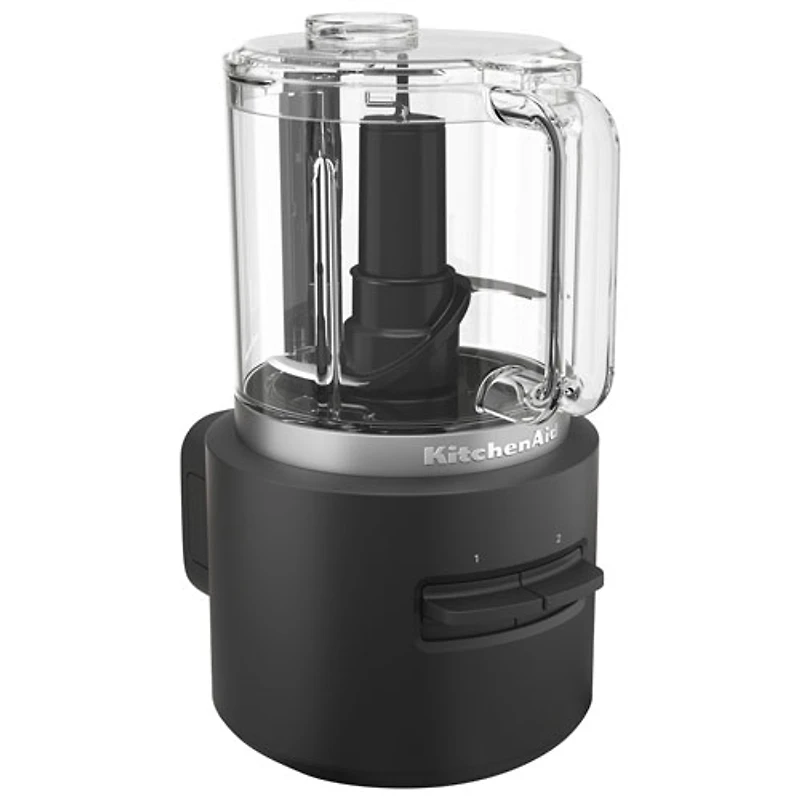 Hachoir alimentaire sans fil avec batterie Go de KitchenAid - 5 tasses - Noir mat