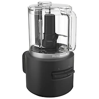 Hachoir alimentaire sans fil avec batterie Go de KitchenAid - 5 tasses - Noir mat