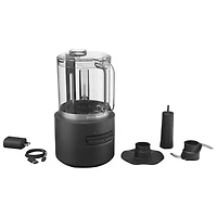 Hachoir alimentaire sans fil Go de KitchenAid - 5 tasses - Noir mat