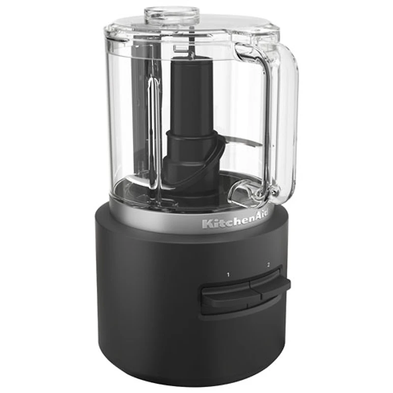 Hachoir alimentaire sans fil Go de KitchenAid - 5 tasses - Noir mat