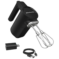 KitchenAid Go Hand Mixer (No Battery) - Black Matte