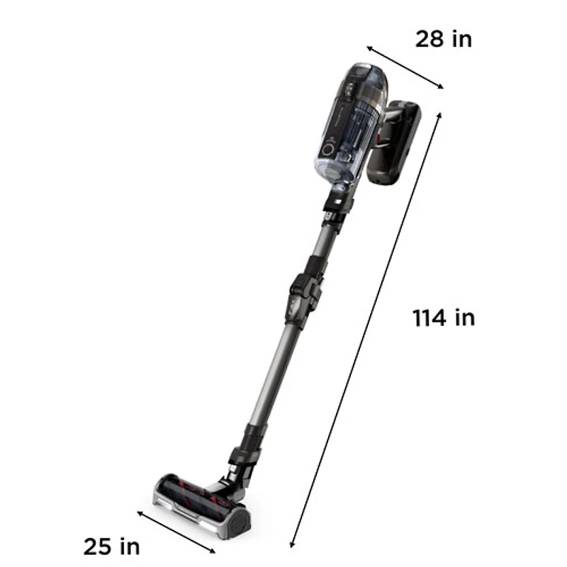 Aspirateur-balai sans fil et sans sac X-Force Flex 14.60 de Rowenta - Bleu