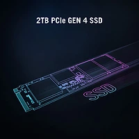 Ordinateur de jeu ROG G700 d'ASUS (Core Ultra 7 265F d'Intel/RAM Go/SSD 2 To/RTX