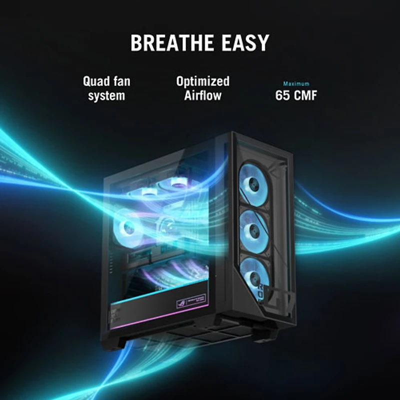 Ordinateur de jeu ROG G700 d'ASUS (Core Ultra 7 265F d'Intel/RAM Go/SSD 2 To/RTX