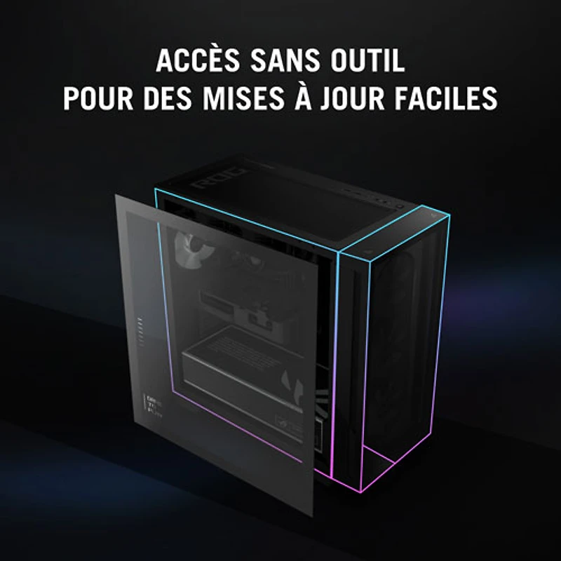Ordinateur de jeu ROG G700 d'ASUS (Core Ultra 7 265F d'Intel/RAM Go/SSD 2 To/RTX