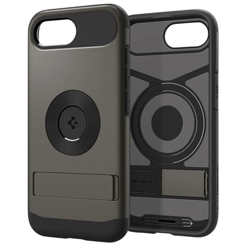 Spigen Slim Armor MagFit Fitted Hard Shell Case for iPhone 16e - Gun Metal