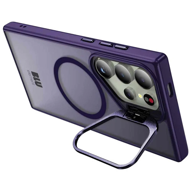 Blu Element Chromatic Cloud Fitted Hard Shell Case with MagSafe & Kickstand for Galaxy S25 Ultra - Deep Violet